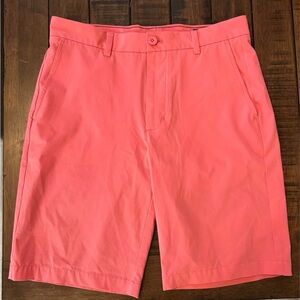 Vineyard Vines Men's Golf Performance Coral Shorts